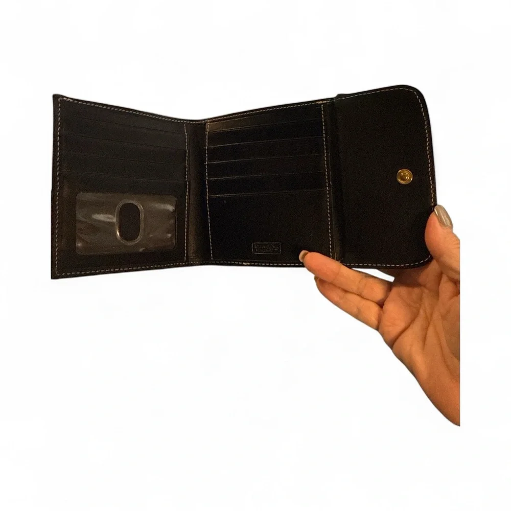 Dooney & Bourke Black and Gray Wallet - Picture 4 of 4